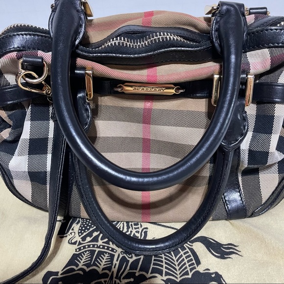 Burberry Pre-owned Bridle House Check Orchard Bowling Bag - Picture 4 of 16